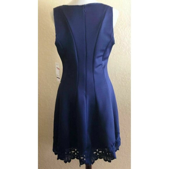 The Vanity Room Womens Black V-Neck Ruffle Bell Sleeve Dress Size S - Picture 3 of 12